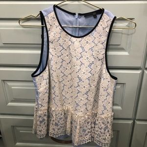 Tibi lace top size 8